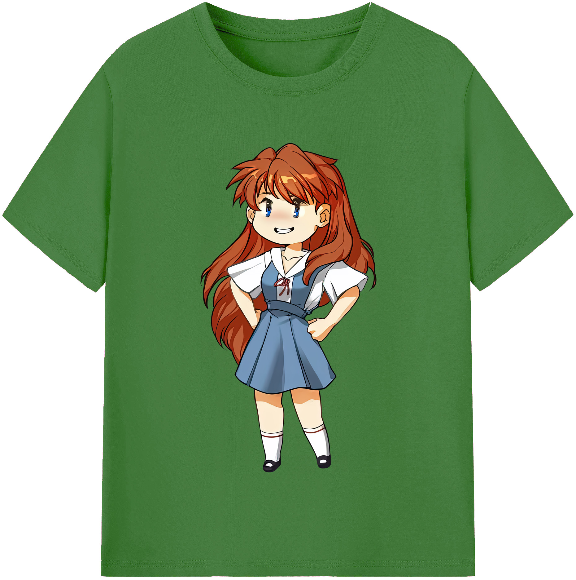 EVA 新世紀エヴァンゲリオン レディースカジュアルプリントTシャツ（綿100％）